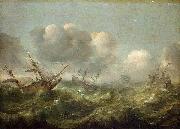 The painting Stormy Sea